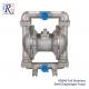 Full Stainless Steel Air Operated Diaphragm Pump Atex Fuel Transfer 1-1/2 Inch