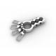Tagor Jewelry Top Quality Trendy Classic Men's Gift 316L Stainless Steel Key Chains ADK16