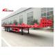 Heavy Equipment Transport Drop Deck Semi Trailer Manually Operated Or Hydraulic