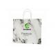 White Bulk Marble Paper Handle Shopping Bags For Gift Promotion Customized Size