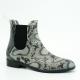 Slip Resistant Size 9 Women'S Rain Boots , Snake Pattern Ankle High Rain Boots