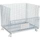 Durable Wire Mesh Container Foldable Portable Mesh Pallet Cages