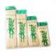Custom Logo Wholesale Flat Knotted Bamboo Skewer Stick 35cm 40cm