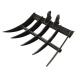 High Rigidity HIGHTOP Mini Excavator Rake Attachment 12.35kg