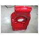 Auto Parts Injection Molding Services / Gloss Finish Red ABS Automotive Injection Molding