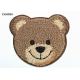 Kid Appliuue Bear Logo Chenille Embroidery Patches Lovely Animal Design