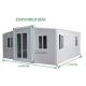 Steel Sandwich Panel Expandable Container House for Living in White/Gray/Black