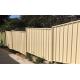 1.8m high x 2.37m wide colorbond steel fencing panels