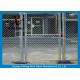 Diamond Hole Chain Link Mesh Fence Galvanized Wire Mesh For Sports Ground Barrier