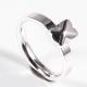 Minimalist Style Stainless Steel Jewelry Rings 6 / 7 / 8 / 9 Size With Gold Plated