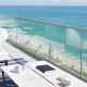 Aluminum Frameless Glass Railing for Villa Garden Balcony Glass Clamp Seaside Transparent Guard Bar Guard Rail