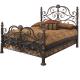 Low Profile Footboard 5FT Queen Size Metal Bed Frame Double Bed Furniture