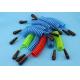 5.5MM Plastic PU Cord Diametre Blue/Green/Red Children Walking Safety Elastic Belt Leashes w/Connector for Wrist Bands