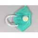 Stock 5 Ply Green 10pcs Kn95 Face Mask With Valve