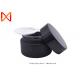 Shinny Black Glass Cosmetic Containers 10g 30g 50g Plastic Top Cap Eco Friendly