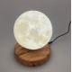 PA-1009 360rotating magnetic levitation bottom 6inch 3D moon lamp light for decor gift