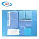 Gynecological Disposable Laparotomy Pack Drapes In Medical Customizable