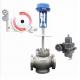Pneumatic Control Valve With White And Red high-precision Flowserve Positioner USA Logix 3200 MD