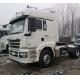 White Shacman Brand Used Tractor Trailers 350hp Euro V Manual Diesel 2017 Year