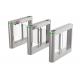 Automatic SS304 Acrylic swing barrier turnstiles Face Recognition For Apartment