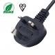BS1363 UK 3 Pin Power Cord Plug To IEC320 For Consumer Electronics 220V - 250V