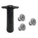 Oem Odm Vacuum Pump Wine Stopper With 4 Silicone Stopper