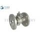 Two Pieces Flange End Industrial Valves , Full Port Stainless Steel 10K JIS Ball Valve