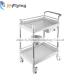 Clinical ABS Plastic Two Layers Instrument Treatment Medical  Trolley