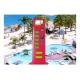 Advertising Information Quick Cell Phone Charging Kiosk for Resorts / Tourist
