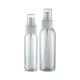 60ml 120ml Round Spray Pump Bottle 2oz Transparent Plastic PET Spray Pump Bottle