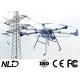 Wind Resistant Industrial Inspection Drones With Highlight Tablet For River