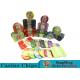 Acrylic Plastic Deluxe Poker Set For 5 - 8 Players With 50 / 100mm Diameter