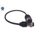 GX16 7 Pin Aviation Cable For Bus Security Camera System Single Shielding