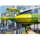 Theme Water Park Bowl Water Slide 2 Person Inline Tube 57m X 21m Occupied Area