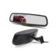 Original Car Rearview Mirror Monitors LCD with OEM Bracket / Black Shell