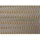 PVD Copper Curtain Metal Spiral Wire Mesh Oxidation Resistance