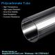 Plastic Pipe Rigid Polycarbonate Round Tube Unbreakable Polycarbonate Tubing Chemical Resistant Clear Tube