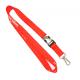 Employee ID Card Holder Lanyard ，Polyester Red Neck Strap