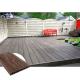 150*25mm WPC Fiber Hollow Composite Decking Recycled Cedar Color