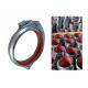 Quick Release Galvanized Pipe Clamp With Lock And Red Rubber