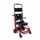 Red Color Portable Electric Stair Climbing Wheelchair Lift Heavy Duty Flat Free Wheels