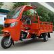 Gasoline 200CC Cargo Tricycle / Chinese Cargo Trike With Open Driver Cabin