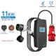 Type 2 Portable EV Charger With Red CEE Plug Car Charging Level 2 Ac Ev Charger 3-22KW