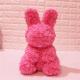 Wholesale Price 40cm height Foam Rose Bunny Artificial Flower Rabbit For Gift  rabbit roses