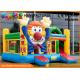 Customized Commercial Inflatable Bouncer Slide Cartoon Printing For Outdoor Playground