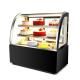 Professional Grade Curved Glass Cake Display Fridge Perfect For Bakeries