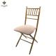 Commercial Folding Chiavari Dining Chair For Wedding With Cushion