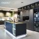Customized Lacquer Kitchen Cabinet With PVC Door Panels Bespoke Kitchen System