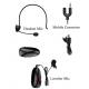Mobile Phone 699MHz Uhf Lavalier Wireless Microphone Mic 2 In 1