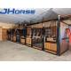 Permanent Equine Bamboo Wood European Horse Stalls 3D Design